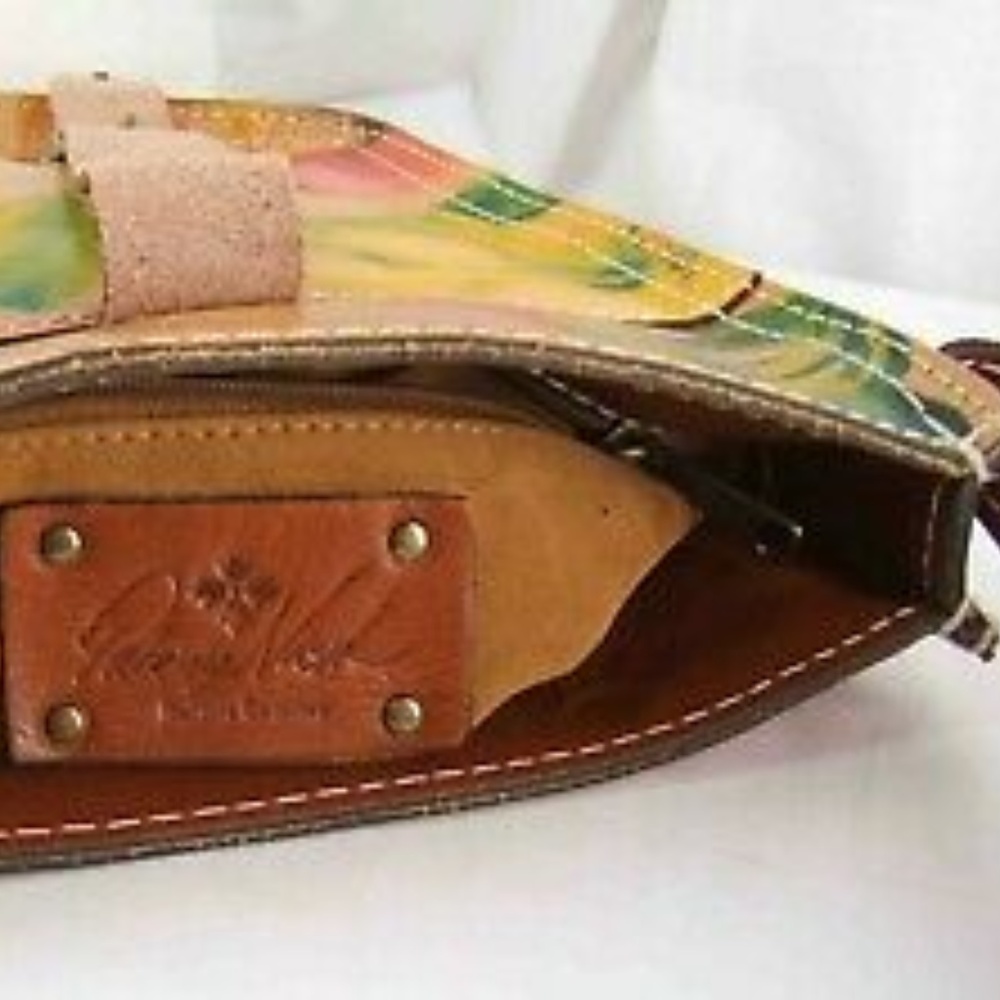Patricia Nash Italian Leather Crossbody - Picture 4 of 7